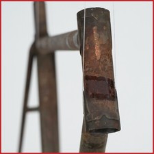 SCONOSCIUTO TELAIO ACCIAIO ITALIANO VINTAGE STRADA CORSA BICI BICICLETTA ANSE ALETTE OLD 30s