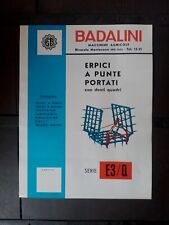 BADALINI ERPICI A PUNTE PORTATI  trattori pubblicitario vendita originale