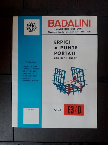 Pubblicitario vintage badalini - pubblicitario,