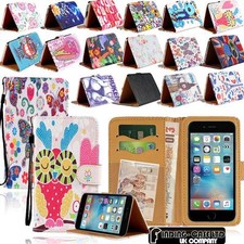 Custodia in pelle per Apple iPhone 3456 SE / itouch 3456 portafoglio pieghevole supporto carte