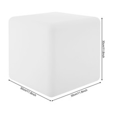 Sedia sgabelli cubo luce led