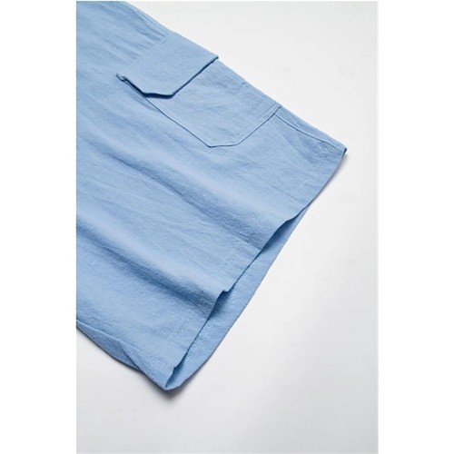 Herrenshorts baumwolle leinen - baumwolle,