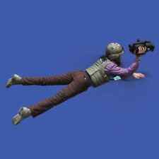 Modellino figure in resina 1/35 kit reporter di guerra moderno non assemblato non dipinto