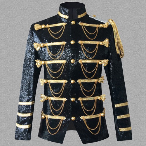 Giacca uomo glitter paillettes