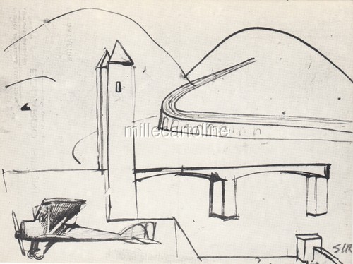 Mario sironi paesaggio - -,