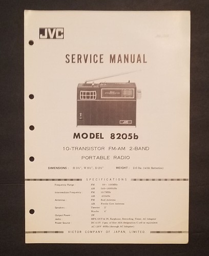 Radio portatile jvc nivico - radio,