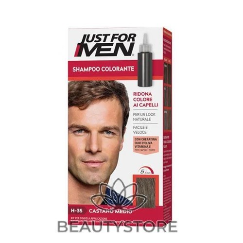 Just for men shampoo colorante - for,