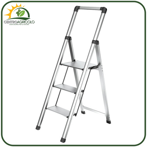 Sgabello scala alluminio - sgabello,