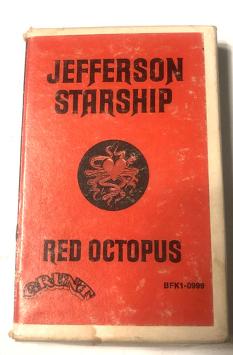 Jefferson starship red - red, octopus