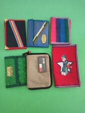 Lotto set  6 pz portafogli portafoglio tessuto lavabile onix diesel vari colori