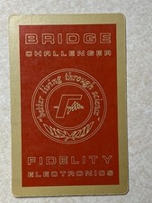 Carta da gioco vintage Bridge