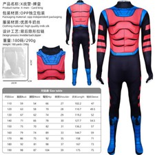 Body Cosplay X-Men Gambit Adulto Bambini Tute Supereroe Remy LeBeau Zentai