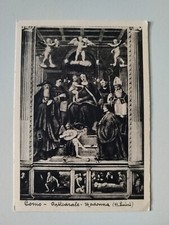 Como, Cattedrale, Pala d'altare B. Luini, Madonna e Santi, Cartolina, E. Vittani