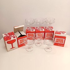 Set di 6 coppe Rosso Antico - produzione italiana vintage 1970 - 1979