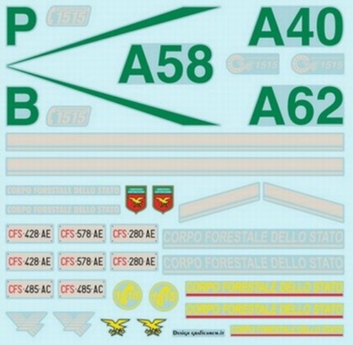 Decal corpo forestale - decal,