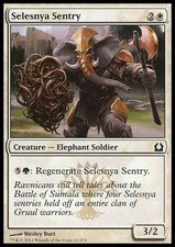 MTG SELESNYA SENTRY FOIL - SENTINELLA DI SELESNYA - RTR - MAGIC