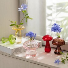 Set 5 vasi decorativi in vetro