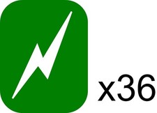 36 x Harry Potter Flash