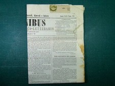 1861 Province Napoletane, Giornale Omnibus 1/2 Tornese, verde Sass 17 825 eur CV