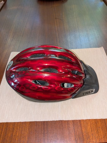 Casco bici trek - vintage, rosso