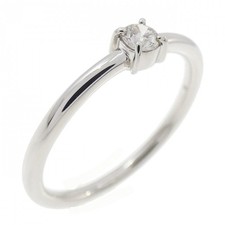 Autentico anello solitario con