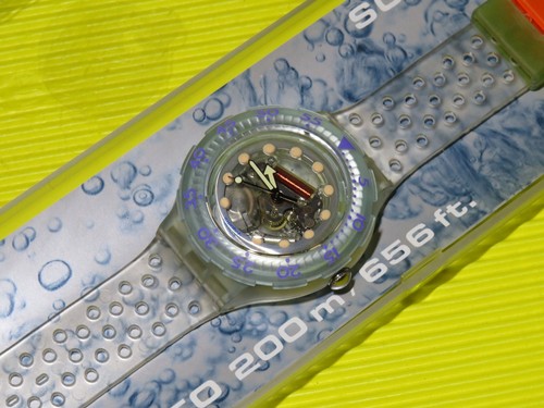 Swatch scuba jelly bubbles - scuba,
