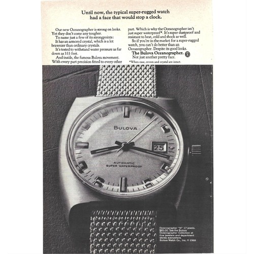 Orologio pubblicitario bulova - orologio,