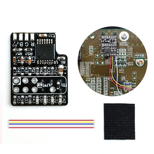 Amplificatore pcb snes rgb con - amplificatore,