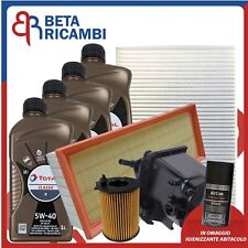 Kit Tagliando Peugeot 307 308 SW 1.6 HDI 90 110 CV Citroen C3 C4 4 Filtri 4 Olio
