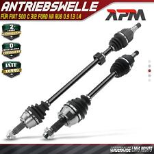 2x Albero Motore Anteriore Sinistra Destra Con Anello ABS Cambio per Fiat 500 C