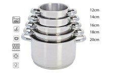Set pentole 5pz induzione