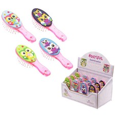 Spazzola per bambina con gufo gufetto simpatico e colorato 0JQD
