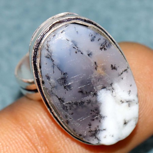 Anello opale dendritico