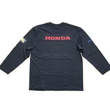 T-Shirt Cotone Honda Racing Team Mondiale Superbike Maniche Lunghe Moto/Bike, M