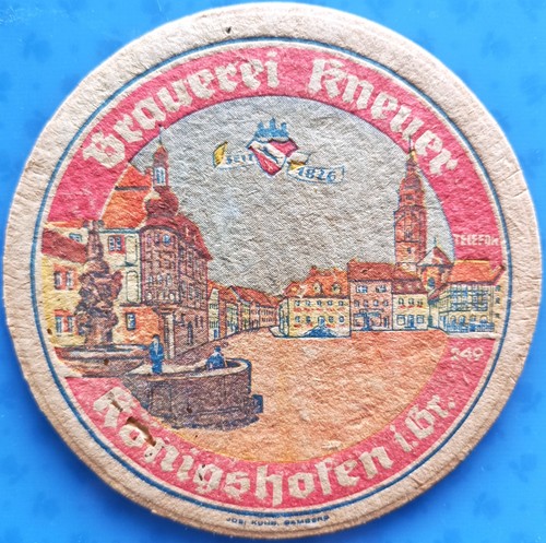 Alter bierdeckel brauerei - alter,
