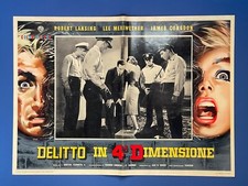 CINEMA-fotobusta movie poster DELITTO IN QUARTA DIMENSIONE 4-D Man Yeaworth jr