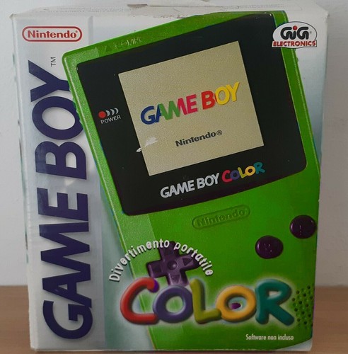 Game boy color green new - boy,