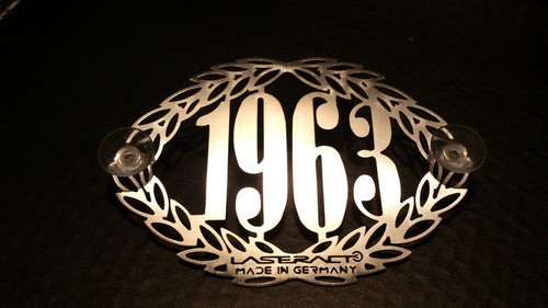 1963 auto epoca anno - anno, targa