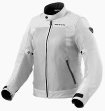 GIACCA DONNA TRAFORATA ESTIVA MOTO REV'IT ECLIPSE 2 LADIES SILVER TG 42 (46ITA)