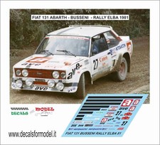 DECALS 1:43 FIAT 131 ABARTH