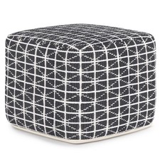 Noreen - Square Pouf - Slate