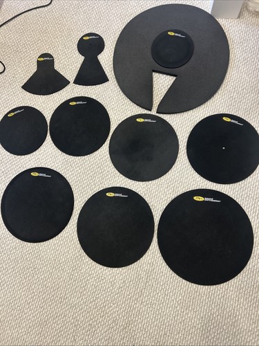 Set pezzi tamburi mute pad - pezzi,