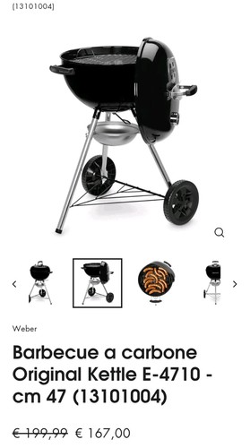 Barbecue weber carbone - weber,
