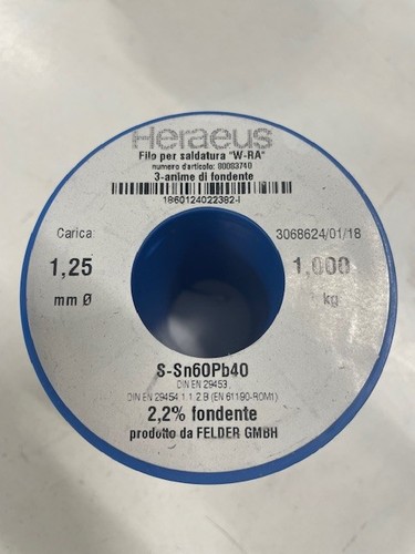 Rocchetto stagno 25 - rocchetto, 1,25