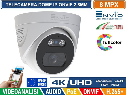 Telecamera dome double - ip,