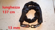catena antifurto moto sezione quadrangolare