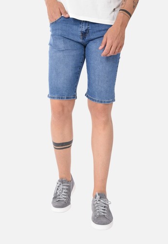 Bermuda uomo jeans cotone - bermuda,
