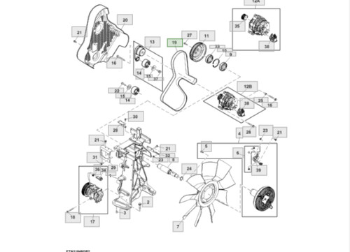 Cinghia trapezoidale per
