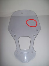 HONDA AFRICA TWIN CRF 1000 ADVENTURE PLEXI CUPOLINO ORIGINALE USATO CON DIFETTO