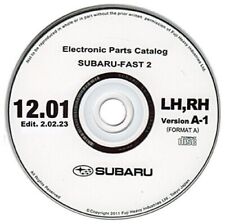 Subaru EPC 1/2012 Europe  catalogo ricambi su Dvd